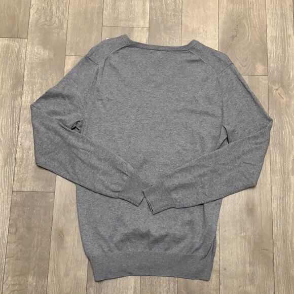 Mens J. Crew Cashmere Cotton Blend V-Neck Slim Fit Sweater - Picture 2 of 6
